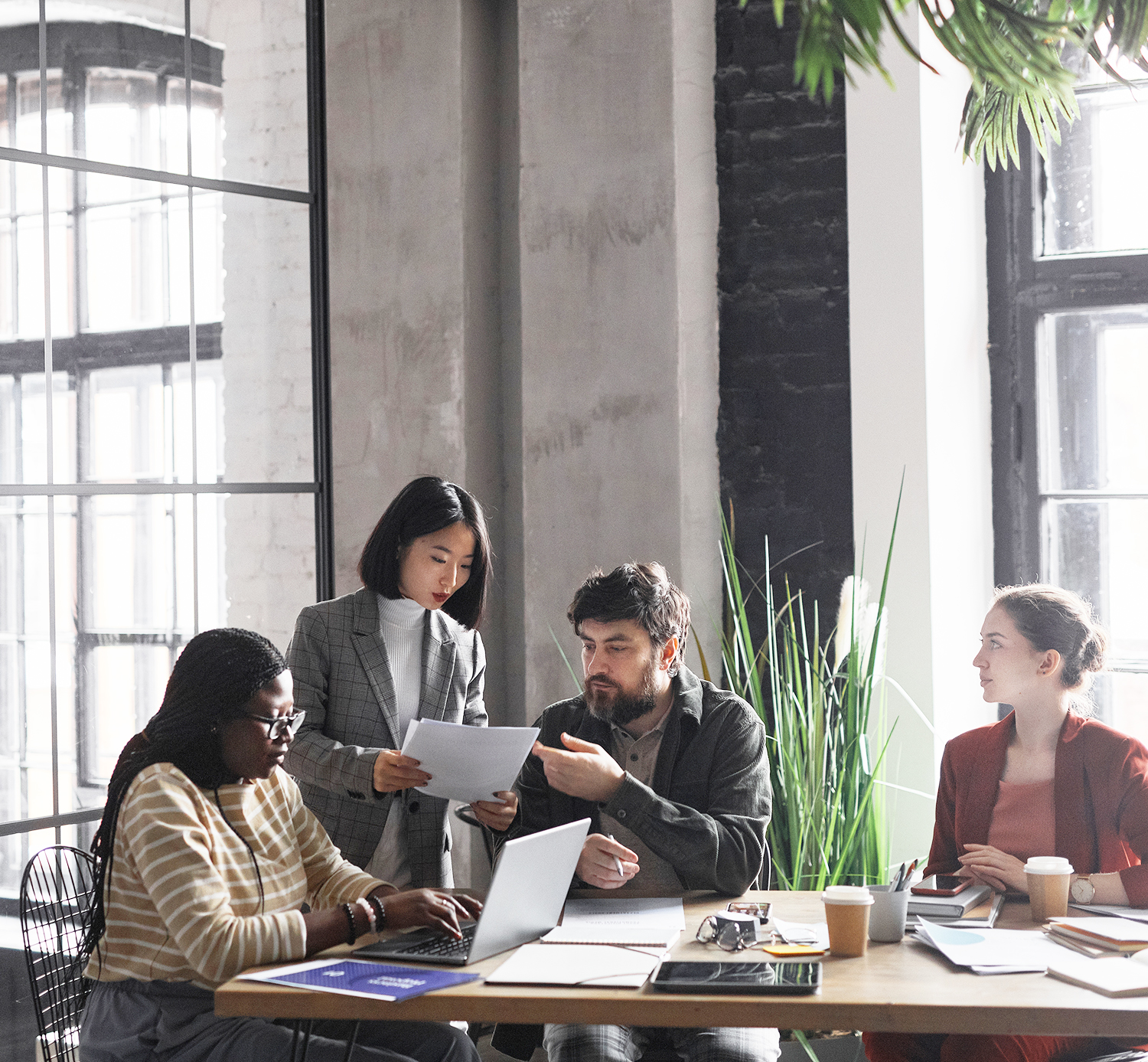 Diversity - group of people in office