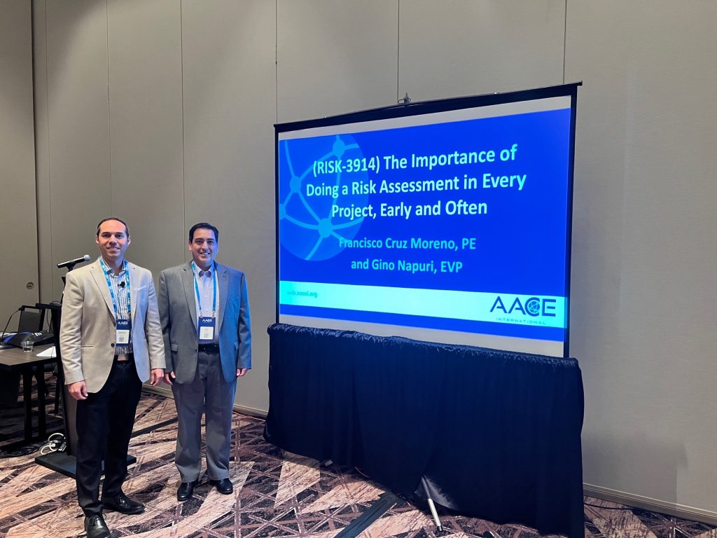 Francisco Cruz and Gino Napuri present at AACE Conference